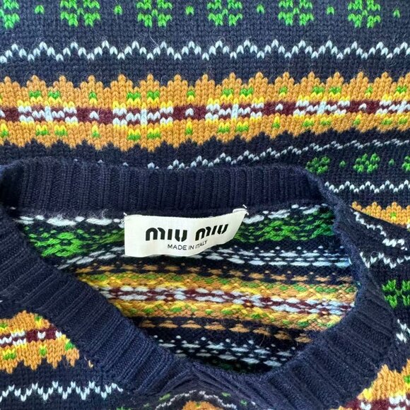 Miu Miu Wool V-neck sweater - Picture 14 of 14